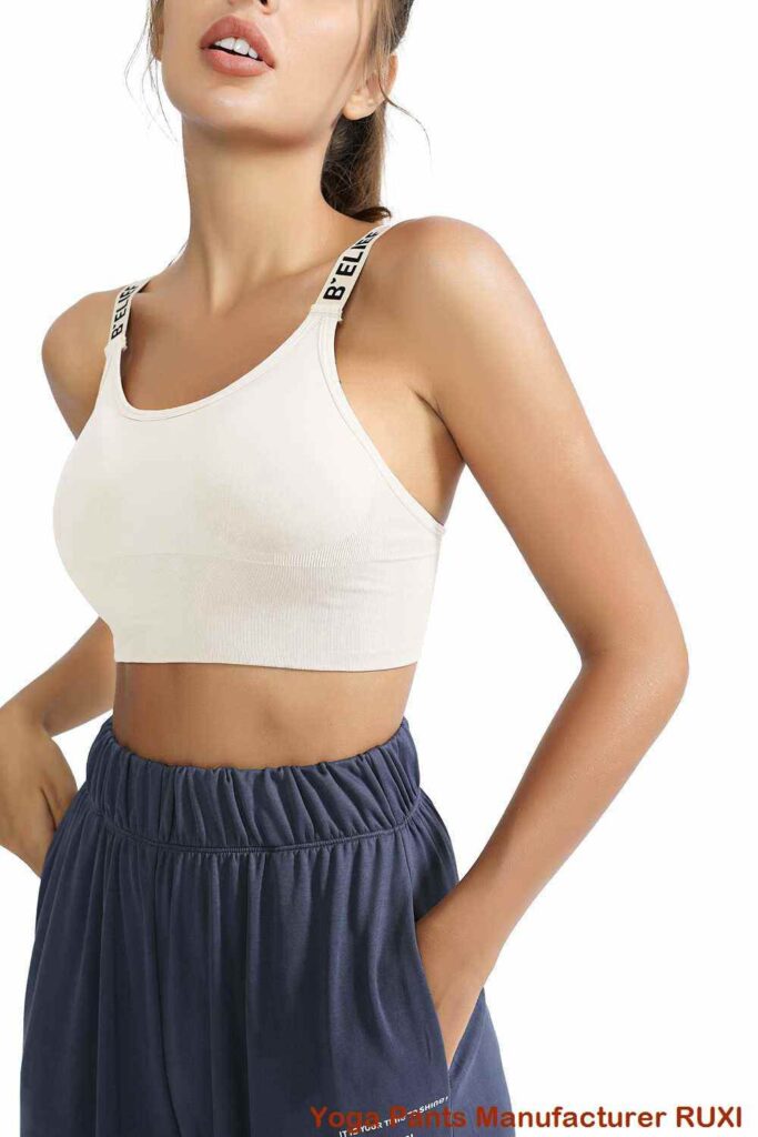 best sports bra with permanent pads wholesale RUXI exporter