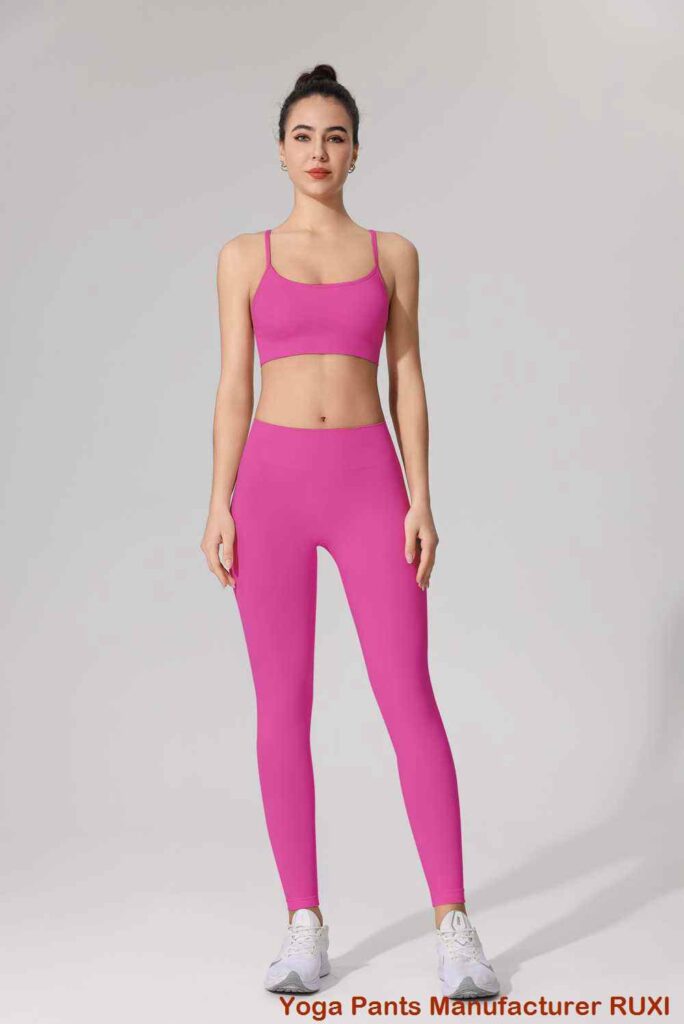 black wide leg yoga pants wholesale price RUXI manufacturer