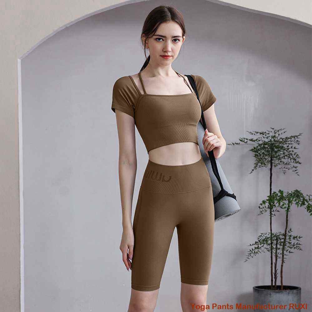 blue sports shorts best wholesale price RUXI OEM