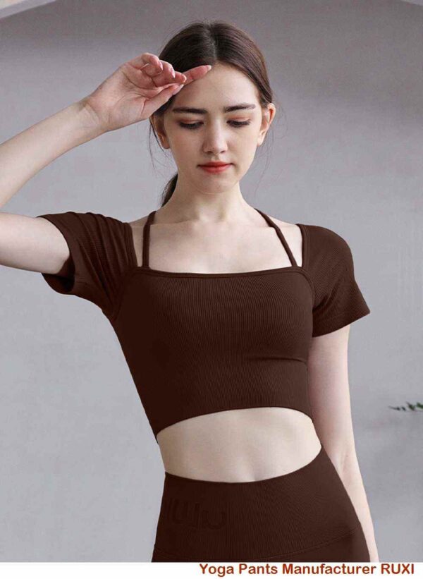 cropped workout leggings best wholesale price RUXI China