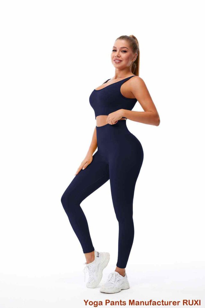 cuffed yoga pants best wholesale price RUXI OEM