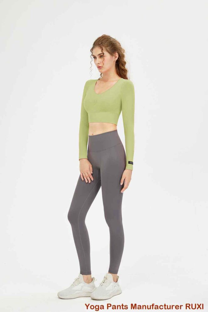 dark green yoga pants best wholesale price RUXI supplier