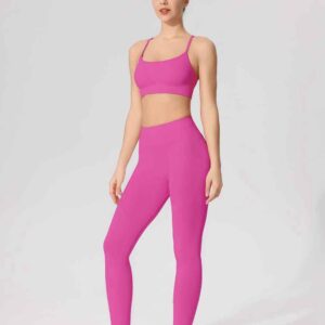 foldover waist yoga shorts wholesale price RUXI factory