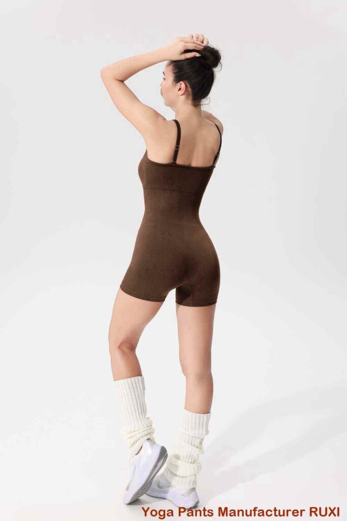 grey fold over yoga pants best wholesale price RUXI OEM ODM