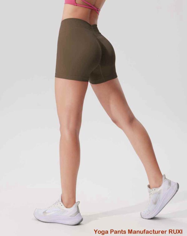 high waisted shorts activewear wholesale price RUXI ODM