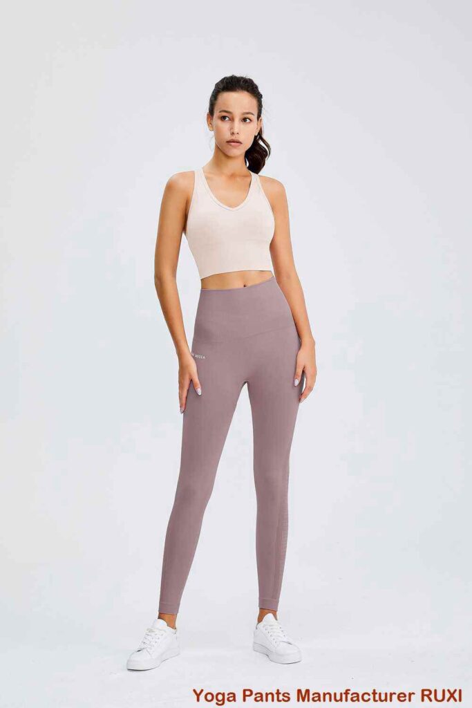 maroon yoga pants best wholesale price RUXI factory