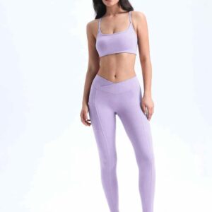 matching shorts and sports bra wholesale price RUXI China