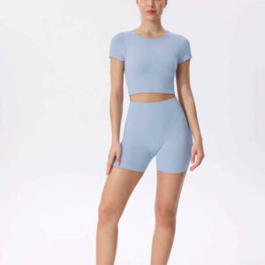 mint green running shorts best wholesale price RUXI China