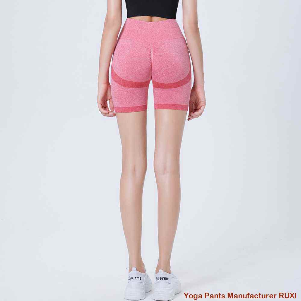polyester spandex yoga pants wholesale RUXI manufacturing
