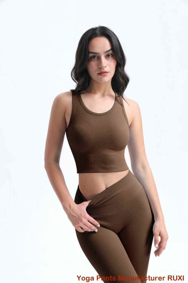 purple flared leggings best wholesale price RUXI factory
