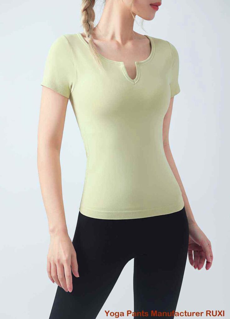 ribbed yoga shorts best wholesale price RUXI OEM ODM