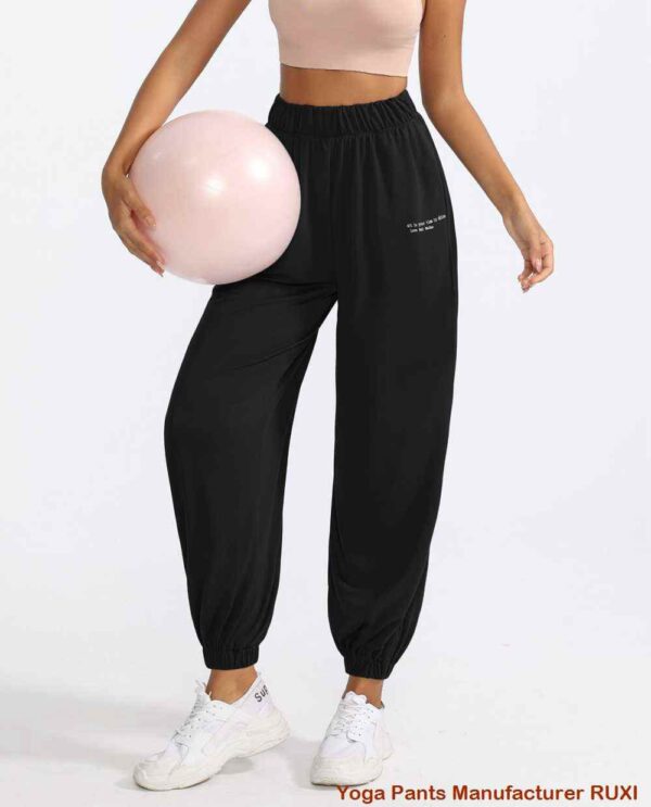 seamless black cycling shorts wholesale price RUXI factory