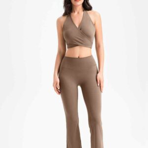 side drawstring yoga shorts best wholesale price RUXI ODM