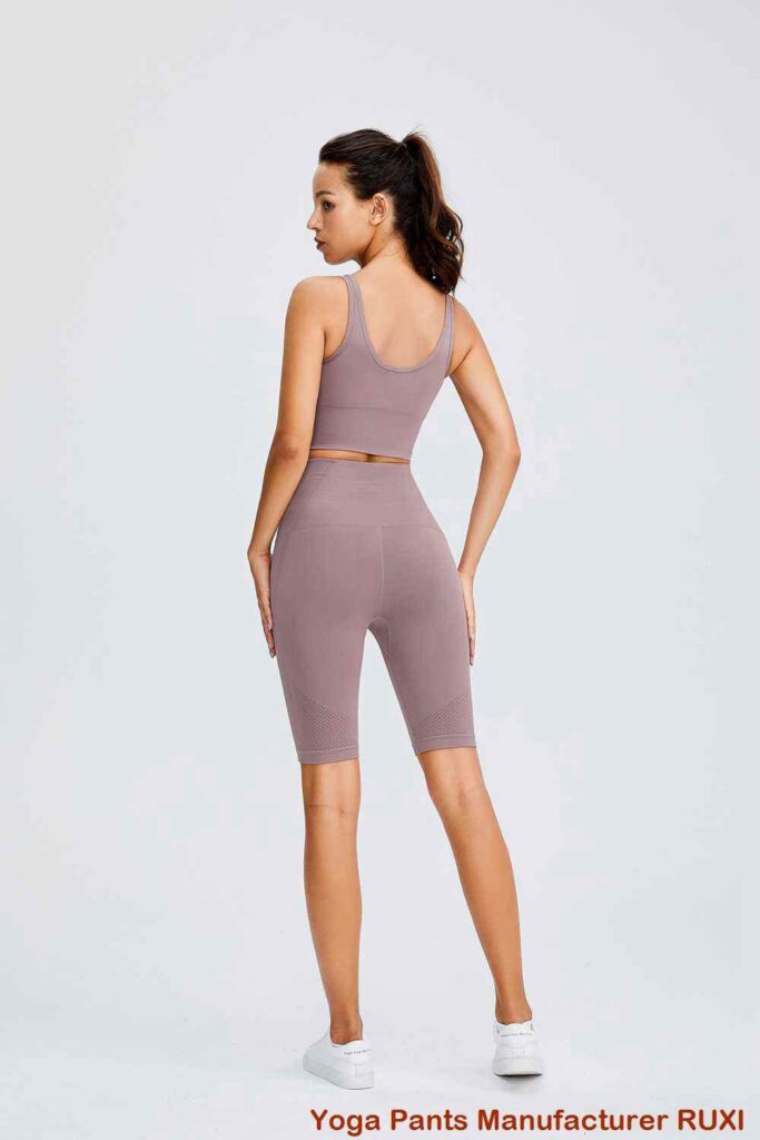side tie yoga shorts best wholesale price RUXI China
