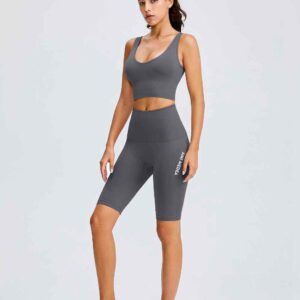 sports bra and booty shorts wholesale price RUXI OEM ODM