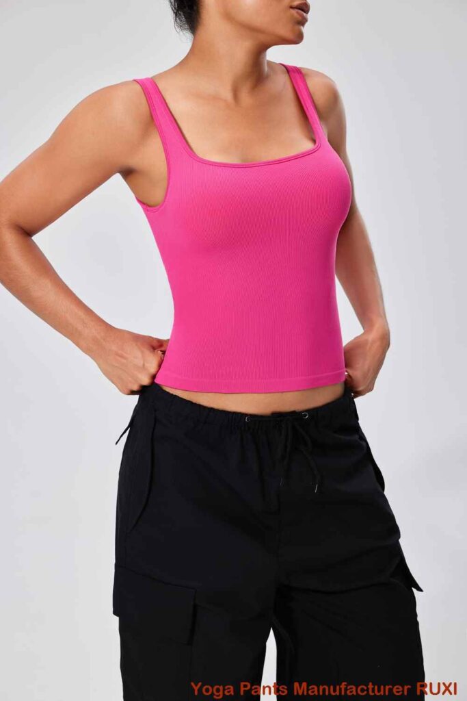 sports shorts womens knee length wholesale RUXI OEM ODM