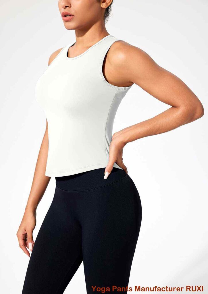 stretchy bell bottom yoga pants wholesale RUXI factory