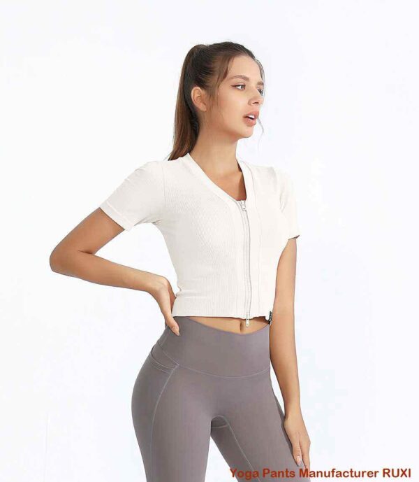 tan flare leggings best wholesale price RUXI manufacturing