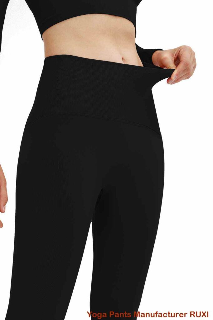 white yoga trousers best wholesale price RUXI manufacturer
