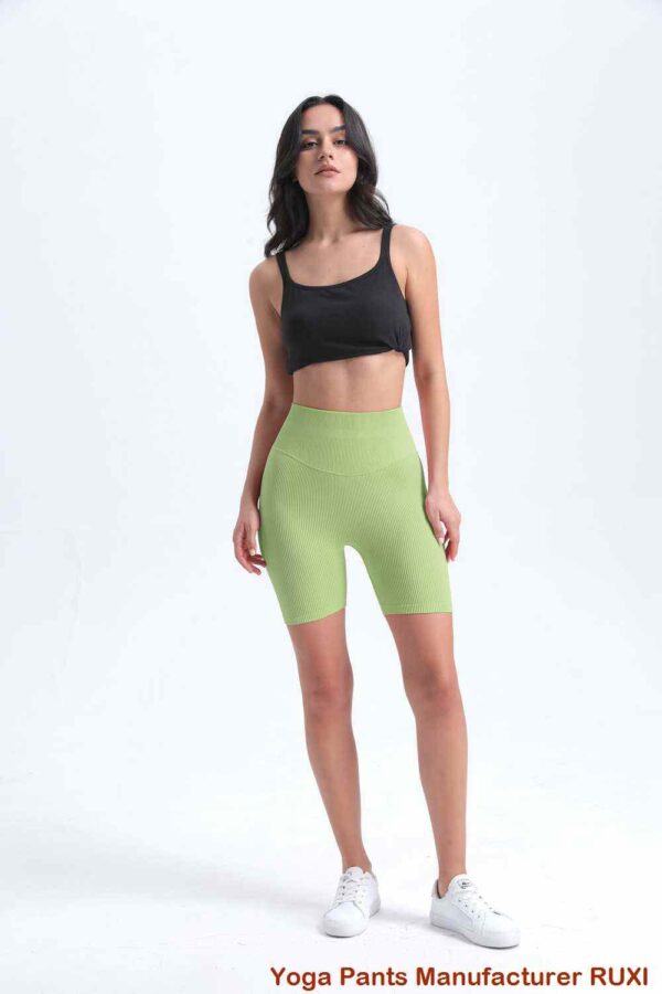 womens running shorts with spandex liner RUXI ODM