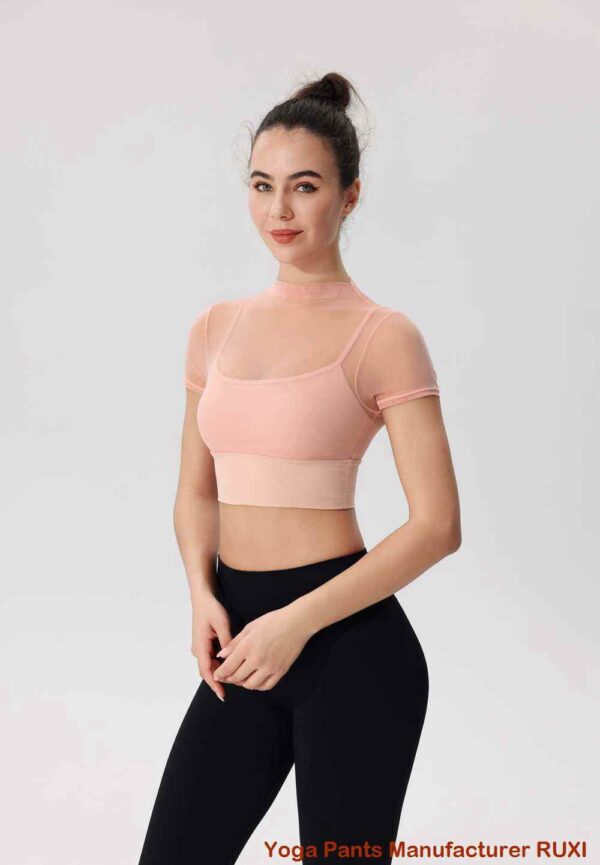 yoga leggings with skirt attached wholesale price RUXI OEM